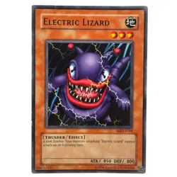 Yugioh CCG Collectable 1996 Konami Electric Lizard Card - Image 1