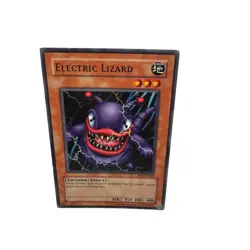 Yugioh CCG Collectable 1996 Konami Electric Lizard Card - Image 5