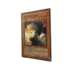 Yugioh CCG Collectable 1996 Konami Fire Sorcerer Card - Image 3