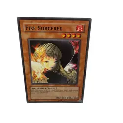 Yugioh CCG Collectable 1996 Konami Fire Sorcerer Card - Image 5