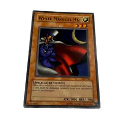 Yugioh CCG Collectable 1996 Konami White Magical Hat Card - Image 4