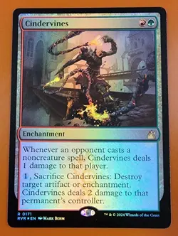 1x Cindervines | FOIL | Ravnica Remastered | MTG Magic Cards - Image 1