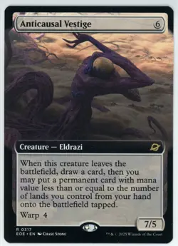 MTG - Anticausal Vestige - Regular Extended Art Rare #317 - Edge of Eternities - Image 1