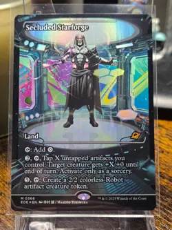 MTG - Secluded Starforge - FOIL Showcase Mythic #366 - Edge of Eternities NM - Image 1