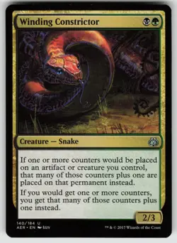 Winding Constrictor U Aether Revolt 140 MTG - Image 1