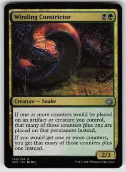 Winding Constrictor U Aether Revolt 140 MTG - Image 1