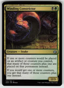 Winding Constrictor U Aether Revolt 140 MTG - Image 1