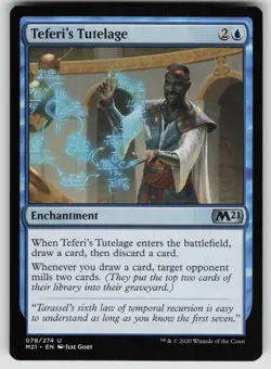 Teferi's Tutelage U Core Set 2021 78 MTG - Image 1