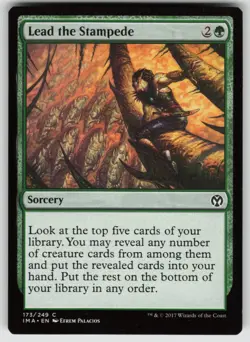Lead the Stampede C Iconic Masters 173 MTG - Image 1