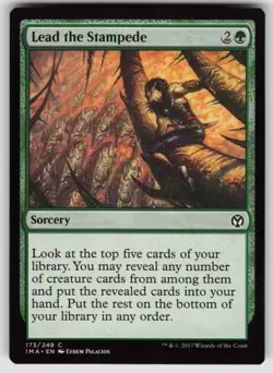 Lead the Stampede C Iconic Masters 173 MTG - Image 1