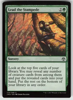 Lead the Stampede C Iconic Masters 173 MTG - Image 1