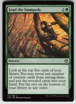 Lead the Stampede C Iconic Masters 173 MTG - Image 1