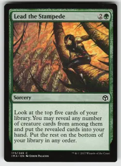 Lead the Stampede C Iconic Masters 173 MTG - Image 1