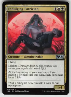 Indulging Patrician U Core Set 2021 219 MTG - Image 1
