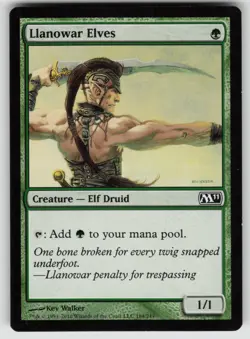 Llanowar Elves C Magic 2011 (M11) 184 MTG - Image 1