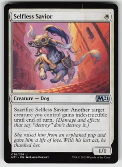 Selfless Savior U Core Set 2021 36 MTG - Image 1