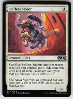 Selfless Savior U Core Set 2021 36 MTG - Image 1