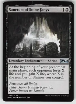 Sanctum of Stone Fangs U Core Set 2021 120 MTG - Image 1