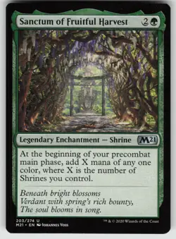Sanctum of Fruitful Harvest U Core Set 2021 203 MTG - Image 1