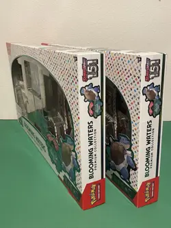 LOT OF 2 Pokemon Scarlet & Violet 151 Blooming Waters Premium Collection Box NEW - Image 3