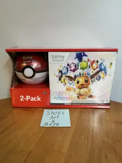 Pokemon “Sam’s Club Bundle” Prismatic Evolutions Elite Trainer Box & Poke ball - Image 1