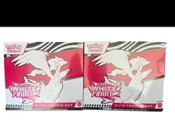 Pokemon TCG White Flare Elite Trainer Box Factory Sealed Lot Of 2 - Image 1
