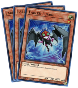 Yugioh! x3 Fabled Lurrie RA03-EN003 - Ultra Rare UR NM/M Quarter Century Bonanza - Image 1