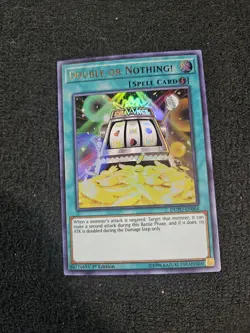 DOUBLE OR NOTHING! DUPO-EN064 ULTRA RARE Yugioh - Image 1