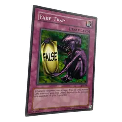 Yugioh 1996 Konami CCG Collectable Fake Trap - Image 2