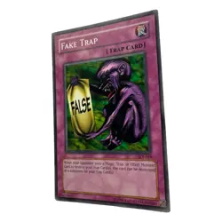 Yugioh 1996 Konami CCG Collectable Fake Trap - Image 3