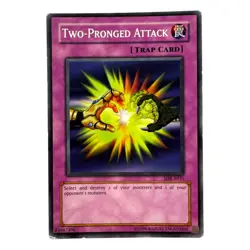 Yugioh 1996 Konami CCG Collectable Two Pronged Attack - Image 1