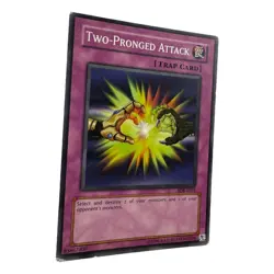 Yugioh 1996 Konami CCG Collectable Two Pronged Attack - Image 2