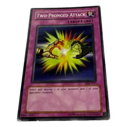Yugioh 1996 Konami CCG Collectable Two Pronged Attack - Image 4