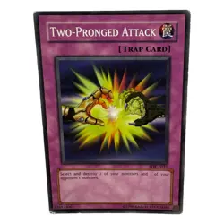 Yugioh 1996 Konami CCG Collectable Two Pronged Attack - Image 5