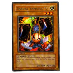 Yugioh CCG Collectable 1996 Konami Sasuke Samurai 1st Editon - Image 1