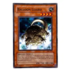 Yugioh Konami CCG Collectable 1996 Ballon Lizard - Image 1