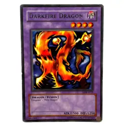 Yugioh CCG Collectable 1996 Konami Darkfire Dragon - Image 1