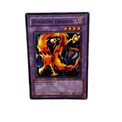 Yugioh CCG Collectable 1996 Konami Darkfire Dragon - Image 5