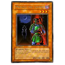 Yugioh CCG Collectable 1996 Konami Mataza The Zapper 1st Edition - Image 1