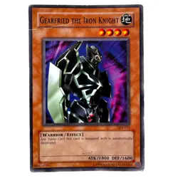 Yugioh Konami CCG Collectable 1996 Gearfried The Iron Knight - Image 1