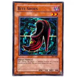 Yugioh Konami CCG Collectable 1996 Bite Shoes - Image 1
