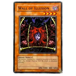 Yugioh CCG Collectable 1996 Konami Wall Of Illusion - Image 1