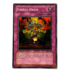 Yugioh CCG Collectable 1996 Konami Energy Drain - Image 1