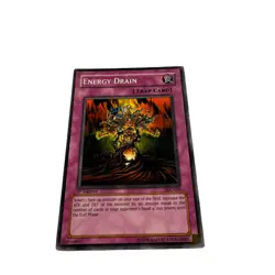 Yugioh CCG Collectable 1996 Konami Energy Drain - Image 4