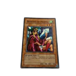 Yugioh CCG Collectable 1996 Konami Princess Of Tsurugi Card SDJ - Image 4