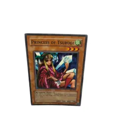 Yugioh CCG Collectable 1996 Konami Princess Of Tsurugi Card SDJ - Image 5