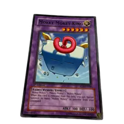 Yugioh CCG Collectable 1996 Konami Mokey Mokey King 1st Edition - Image 4