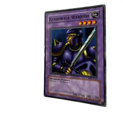 Yugioh CCG Collectable 1996 Konami Karbonala Warrior - Image 3