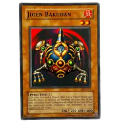 Yugioh CCG Collectable 1996 Konami Jigen Bakudan Card - Image 1