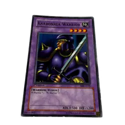 Yugioh CCG Collectable 1996 Konami Karbonala Warrior 1st Edition - Image 4